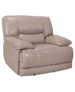 Zach Leather Power Recliner Chair, 47W x 40D x 38H   Furniture