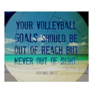 Beach Volleyball Poster 011 for Motivation