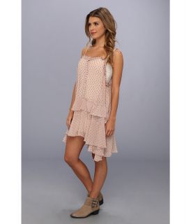 Free People Relaxed Tiered Ruffle Slip Nude