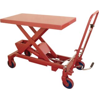  Hydraulic Lift Table — 1,650-Lb. Capacity  Hydraulic Lift Tables   Carts