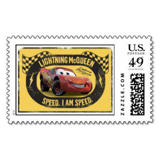 Lightning McQueen   Speed. I Am Speed Disney Stamps