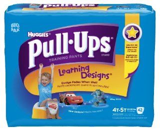 Huggies Pull Ups Learning Design Training Pants, Size 4T 5T, Boy, 42 Count each, Pack of 4, 168 total pants Health & Personal Care