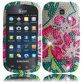BasAcc Green Lily Diamond Case for Samsung Galaxy Appeal i827 BasAcc Cases & Holders