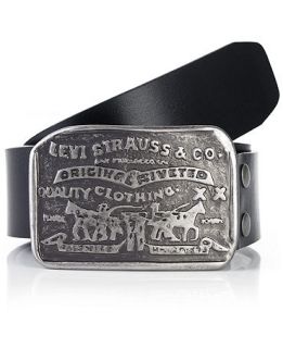 Levis Belt, Antique Horse Plaque Belt   Wallets & Accessories   Men