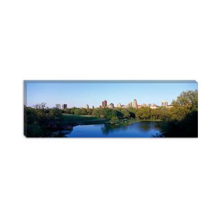 iCanvasArt Panoramic Central Park, Upper East Side, NYC, New York City