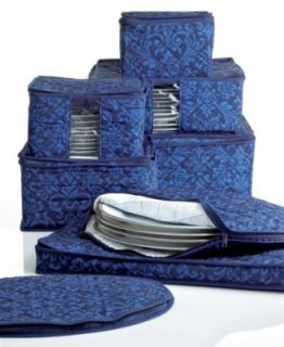 Homewear Fine China Storage Set, 8 Piece Hudson Damask   Table Linens   Dining & Entertaining