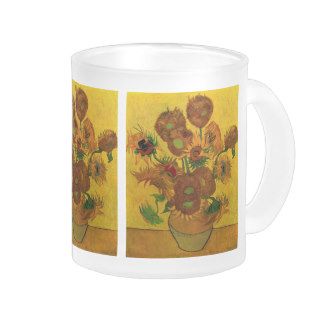 Van Gogh; Still Life Vase with 15 Sunflowers Mug
