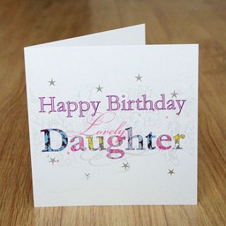 happy birthday daughter card by 2by2 creative
