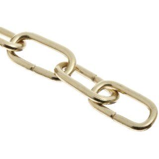 Campbell 0710317 Hobby and Craft Sash Chain, Brass Plated, #3 Trade, 0.043" Diameter, 5 lbs Load Capacity, 164 Feet Reel