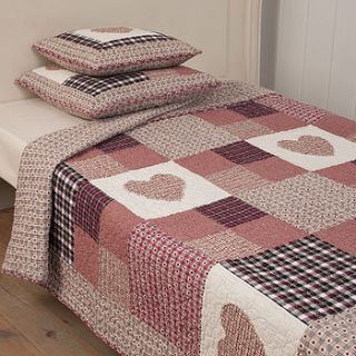 new in heart patchwork double quilt by coast and country interiors