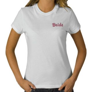 Brides Embroidered T shirt