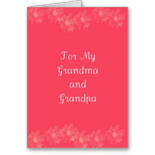 Happy Grandparents Day Grandma & Grandpa Greeting Cards
