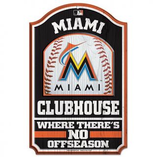 MLB 11" x 17" Clubhouse Sign   Florida Marlins