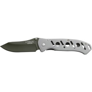 Camillus Wide Blade Folding Knife, Model# 18513  Foldable   Lock Back Knives