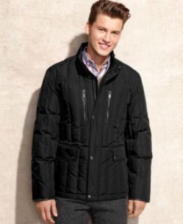 Cole Haan Jacket, Quilted Zip Front Stand Collar Jacket   Coats & Jackets   Men