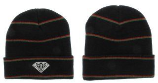 Diamond Supply Co Beanie Hats (Black/white/blue)  Sports Fan Beanies  Sports & Outdoors