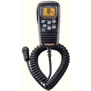 Icom HM 157B CommandMic Remote Marine Microphone (Black)  Boating Radios 