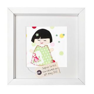 personalised 'little emiko doll' picture by scamp