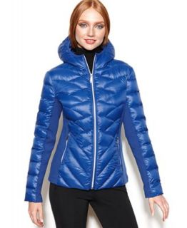 BCBGeneration Hooded Quilted Down Packable Puffer Coat   Coats   Women