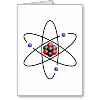 Lithium Atom Chemical Element Li Atomic Number 3 Cards