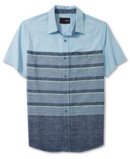 Hurley Short Sleeve Colorblock Shirt   Casual Button Down Shirts   Men