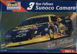 Revell Monogram Ron Fellows #3 Sunoco Chevrolet Z28 Camaro 125 Scale Race Car Model Kit Skill 3 Toys & Games