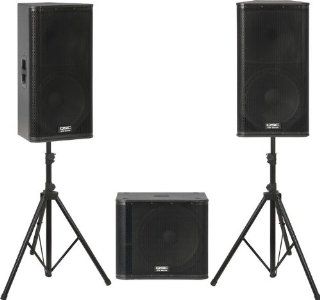 QSC KW152 / KW181 Powered Speaker Package Musical Instruments
