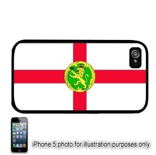 Alderney Flag Apple iPhone 5 Hard Back Case Cover Skin Black Cell Phones & Accessories