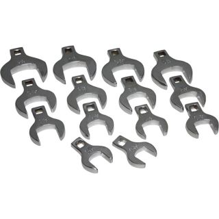 Grip Tools JUMBO Crowfoot Wrenches — 1/2in. Drive, 14-Pc. Set  Crowfoot