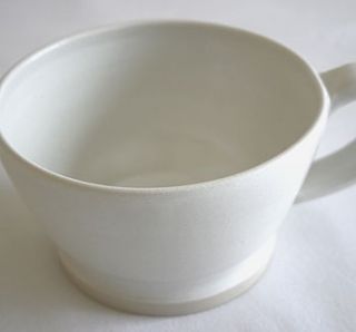 hand thrown coffee cup by pebble & chalk