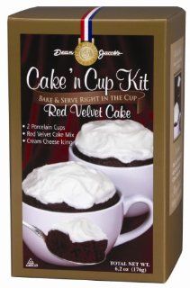Dean Jacobs Red Velvet Cake N Cup Kit, 6.3 Ounce (Pack of 2)  Cake Mixes  Grocery & Gourmet Food
