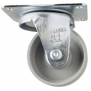 2 1/2in. x 1in. Fairbanks Swivel Zinc-Plated Caster  Up to 299 Lbs.