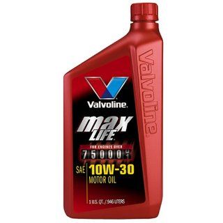 Valvoline VV149 MaxLife SAE 10W 30 High Mileage Motor Oil   1 Quart Bottle (Case of 12) Automotive