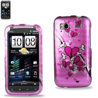 Reiko 2DPC SENSATION 149 Premium Grade Durable Snap On Protective Case for HTC Sensation 4G   1 Pack   Retail Packaging   Pink Cell Phones & Accessories