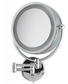 Danielle D123 Vanity Mirror, 10x Magnified Chrome Wall Mount  