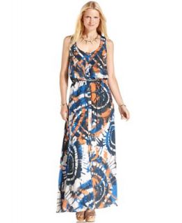 Vince Camuto Dress, Sleeveless Tie Dye Print Maxi   Dresses   Women
