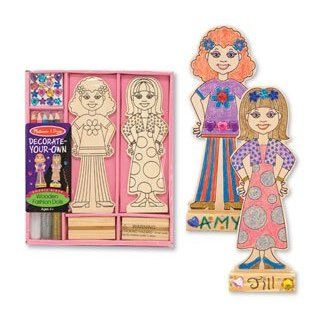 Wooden Fashion Dolls   (Child)  Baby Toy Gift Sets  Baby