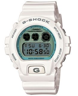 G Shock Mens Digital White Resin Strap Watch 53x50mm DW6900PL 7   Watches   Jewelry & Watches