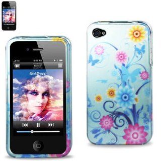 Protector Cover IPHONE 4S Hard Case Floral Background 2DPC IPHONE4S 148 Cell Phones & Accessories