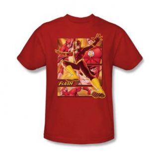Justice League Flash Red Adult Shirt Justice League147 AT Clothing