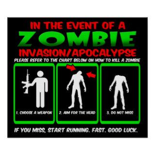 Zombie Apocalypse Poster
