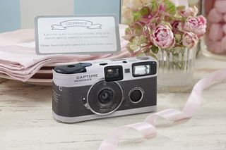 vintage inspired wedding disposable camera by ginger ray
