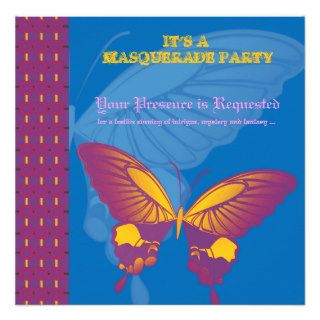 Masquerade party  Couples shower party cards Custom Invitations