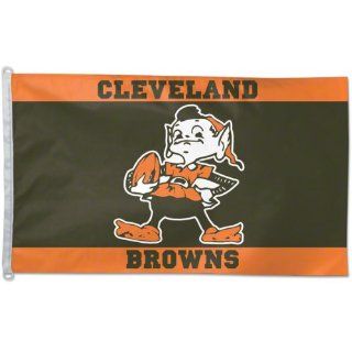NFL Cleveland Browns 3 by 5 foot Flag  Sports Fan Outdoor Flags  Sports & Outdoors