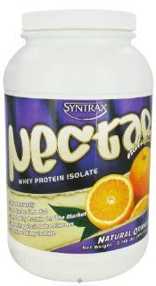SynTrax Nectar Naturals Whey Protein Isolate, Natural Peach , 2 lbs (32 OZ) Health & Personal Care