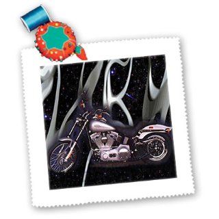 3dRose qs_ 145_1 Quilt Square Picturing Harley Davidson Number 174 Motorcycle