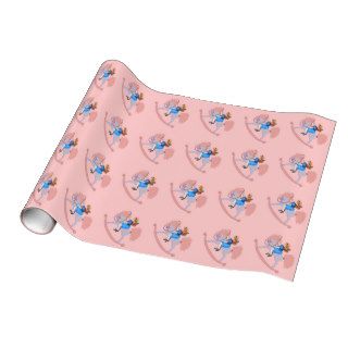 Rocking Horse Girl Wrapping Paper