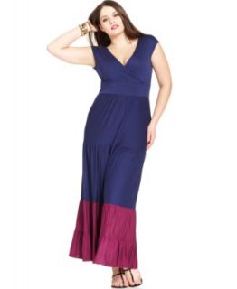 Alfani Plus Size Sleeveless Maxi Dress   Dresses   Plus Sizes