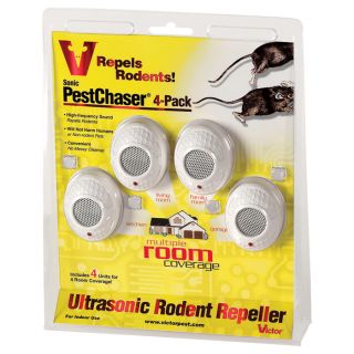 Victor PestChaser Mini Plug-in Rodent Repellers — 4-Pc. Set, Model# M750  Rodent Control