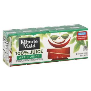 Minute Maid Apple 100% Juice Box 6.75 oz, 10 pk